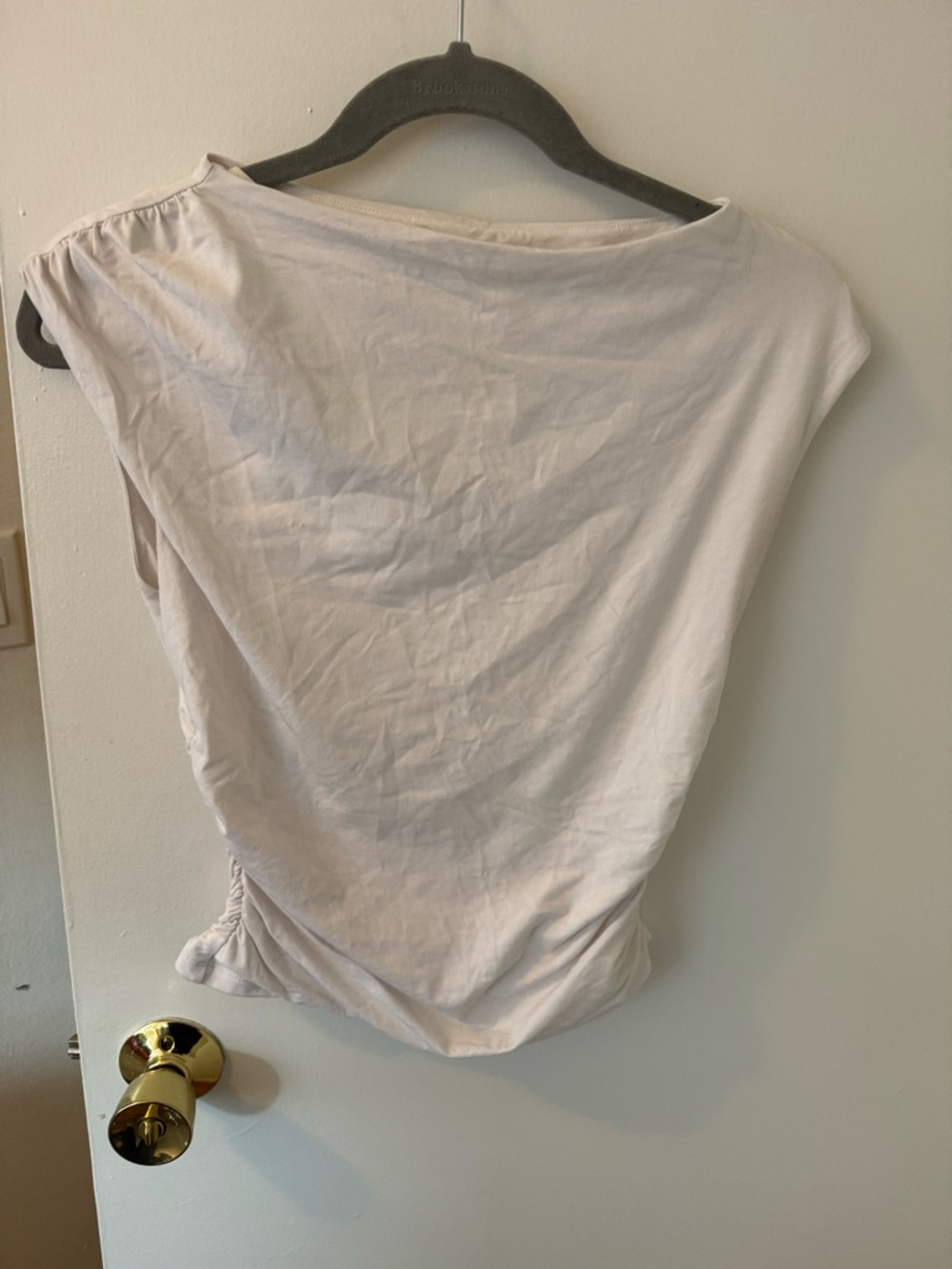 White Abercrombie fitted shirt